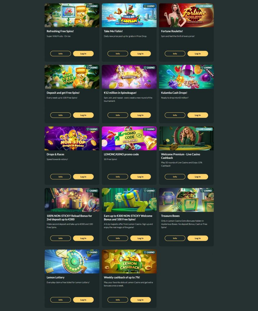 Lemon Casino Bonus